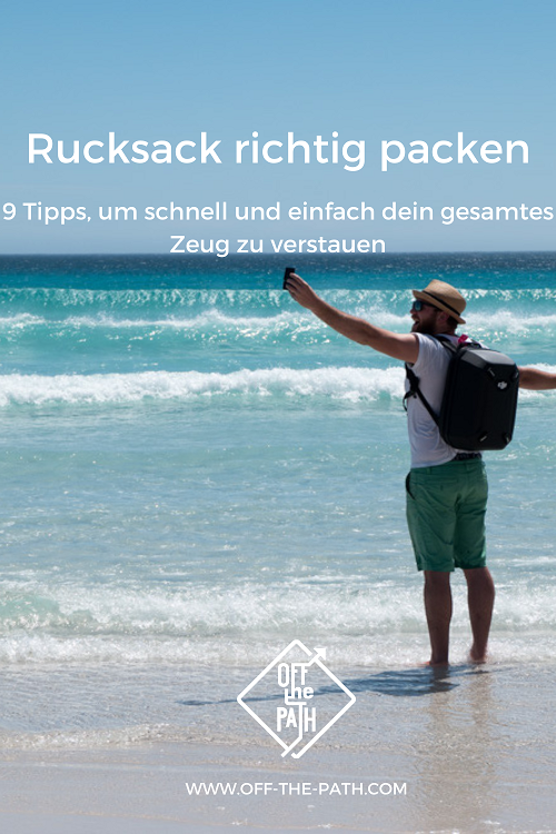 Pinterest Rucksack Richtig Packen