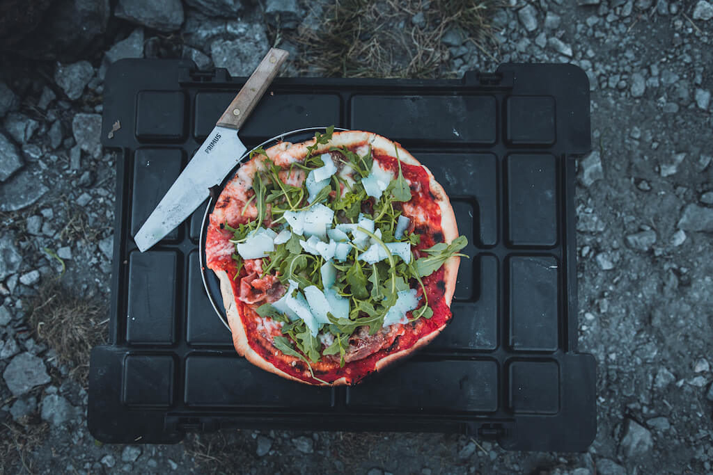 Eines unserer Lieblingsrezepte: Lagerfeuer Pizza