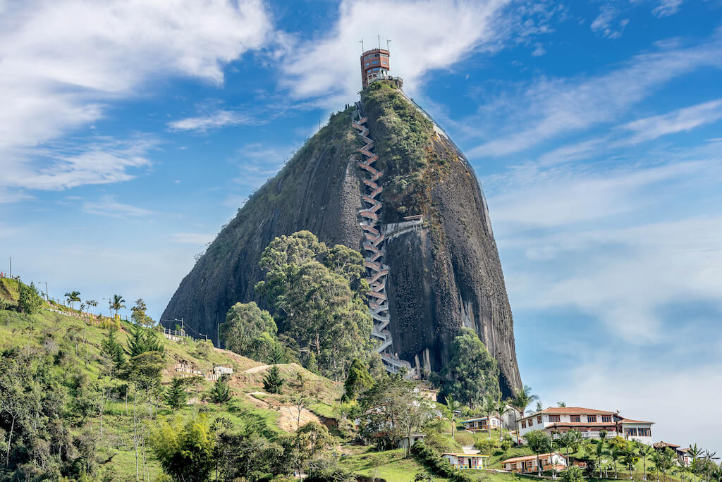 medellin kolumbien - Der Felsen von Guatapé