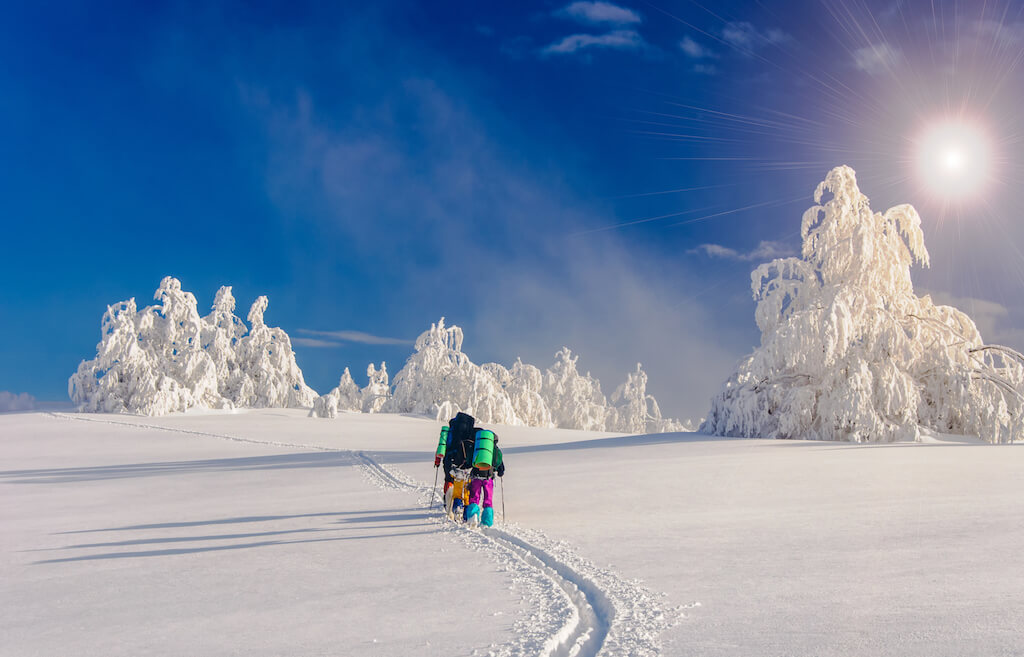 Skitouren gehen - Winter