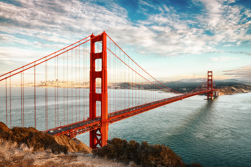 San Francisco Sehenswürdigkeiten - Golden Gate Bridge