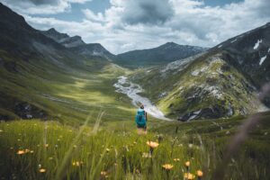 Hüttenwanderung Graubünden Schweiz durch Greina Hochebene