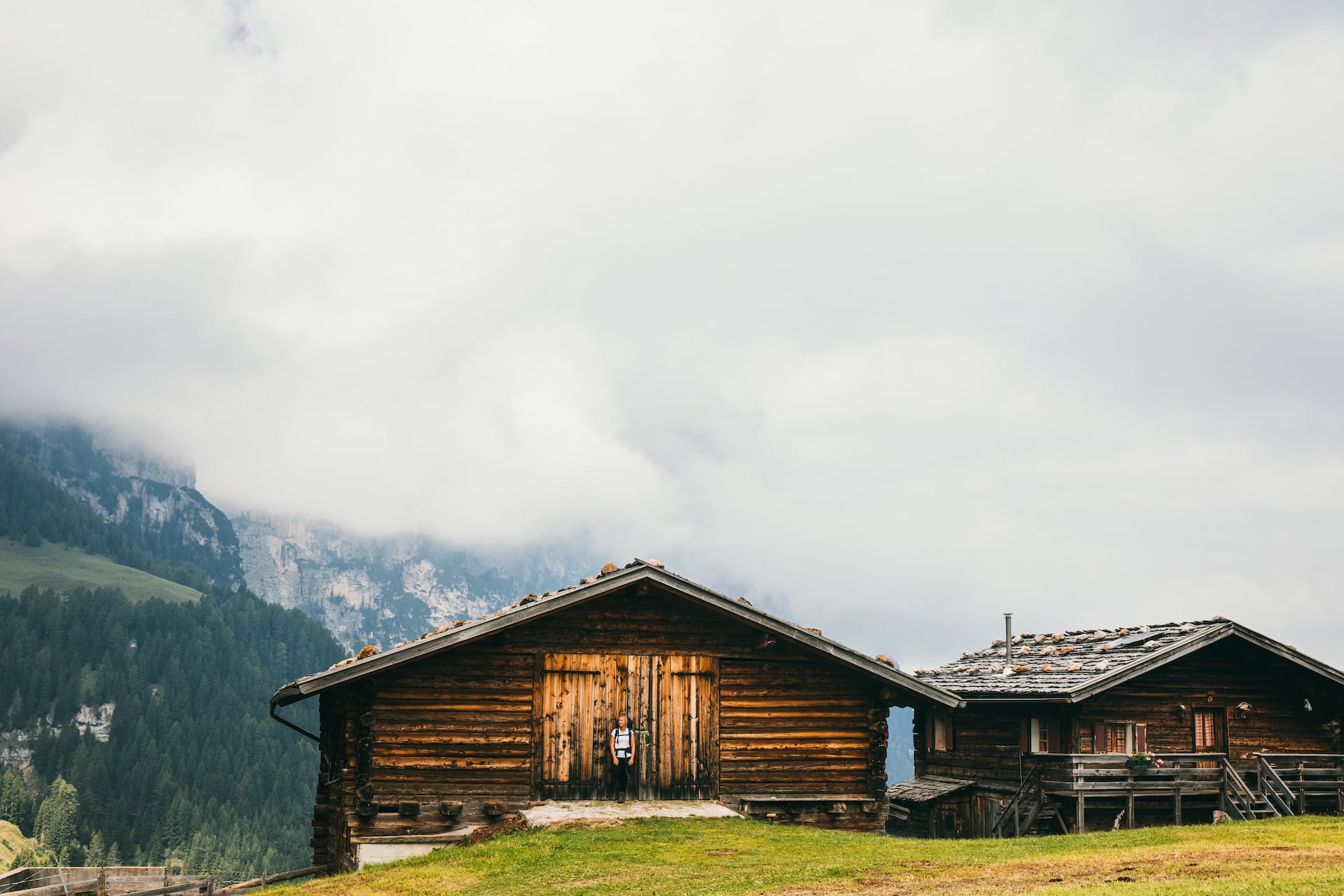 Wandern Seiser Alm Südtirol Italien Hütten