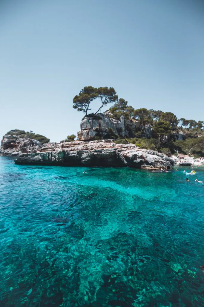 bucht auf mallorca Türkises wasser