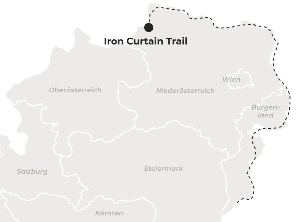 Karte vom Iron Curtain Trail