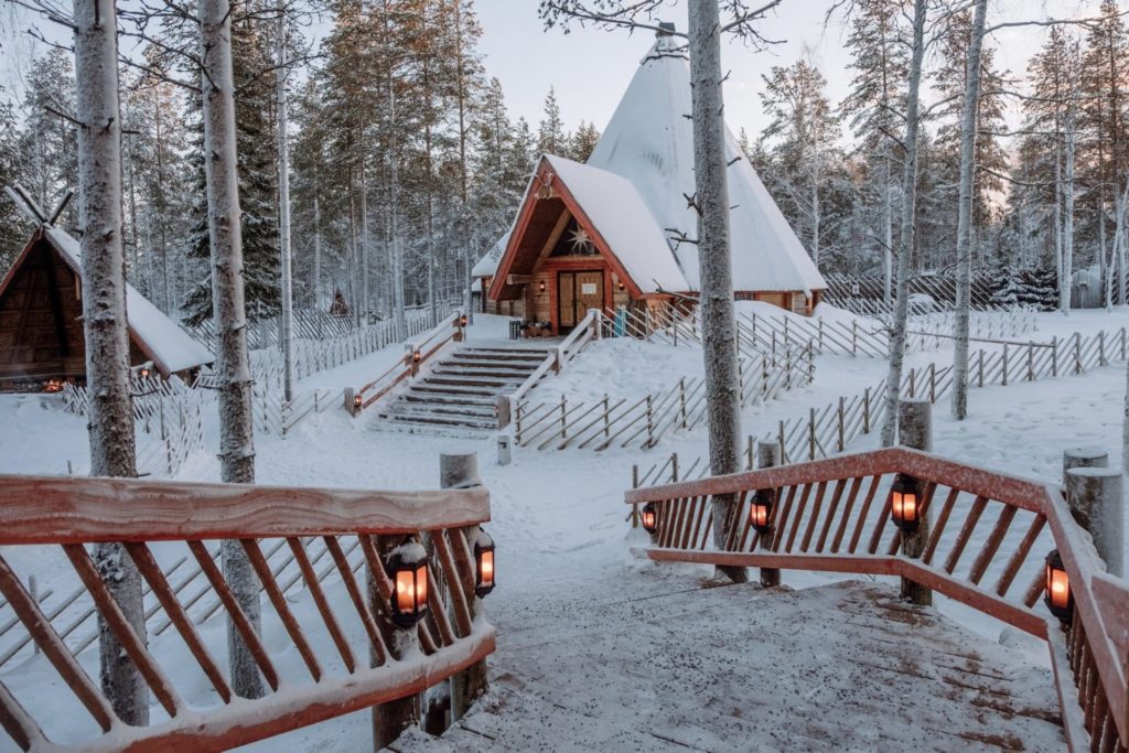 Finnland Finnisch Lappland - Rovaniemi Santa Claus Dorf