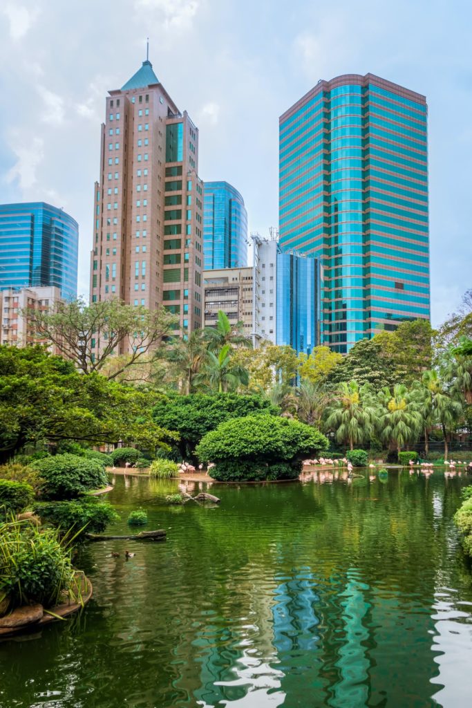 Der Kowloon Park bietet eine Oase der Ruhe mitten in Hong Kong