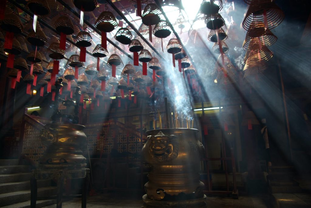 Der Man Mo Temple ist eine beliebte Sehenswürdigkeit in Hong Kong