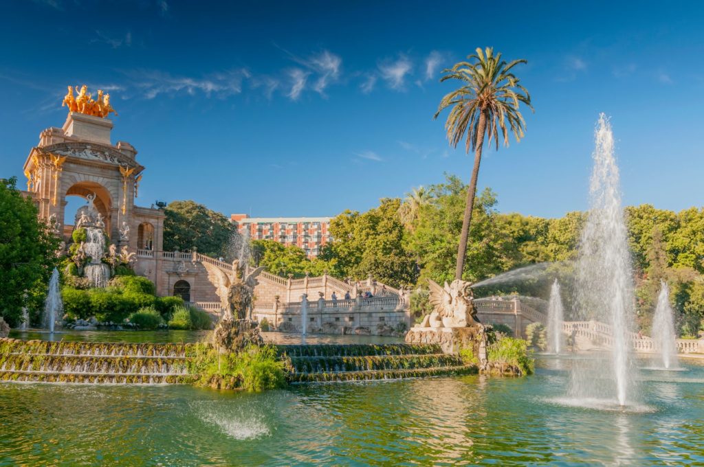 Der Fountain of Parc de la Ciutadella zählt zu den schönsten Parks Barcelonas