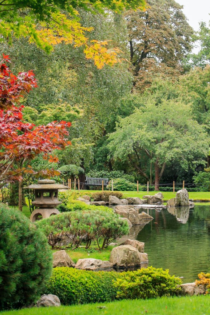Die Japanese Gardens in London sind ein schöner Rückzugsort