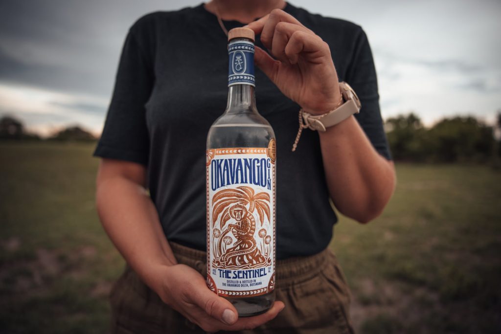 Flasche Okavango Gin