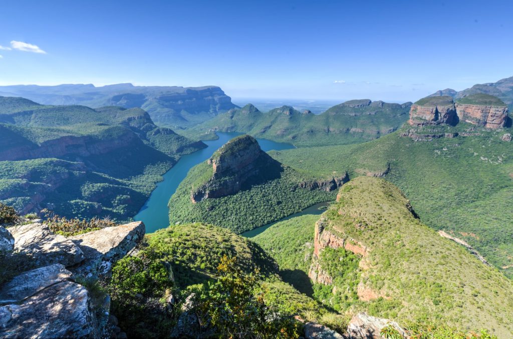 The Three Rondavels am Blyde River Canyon in Südafrika