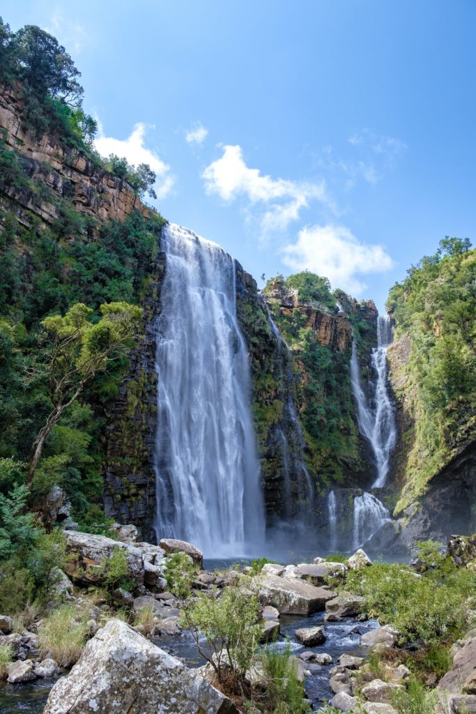 Die Lisbon Falls am Blyde River Canyon in Südafrika