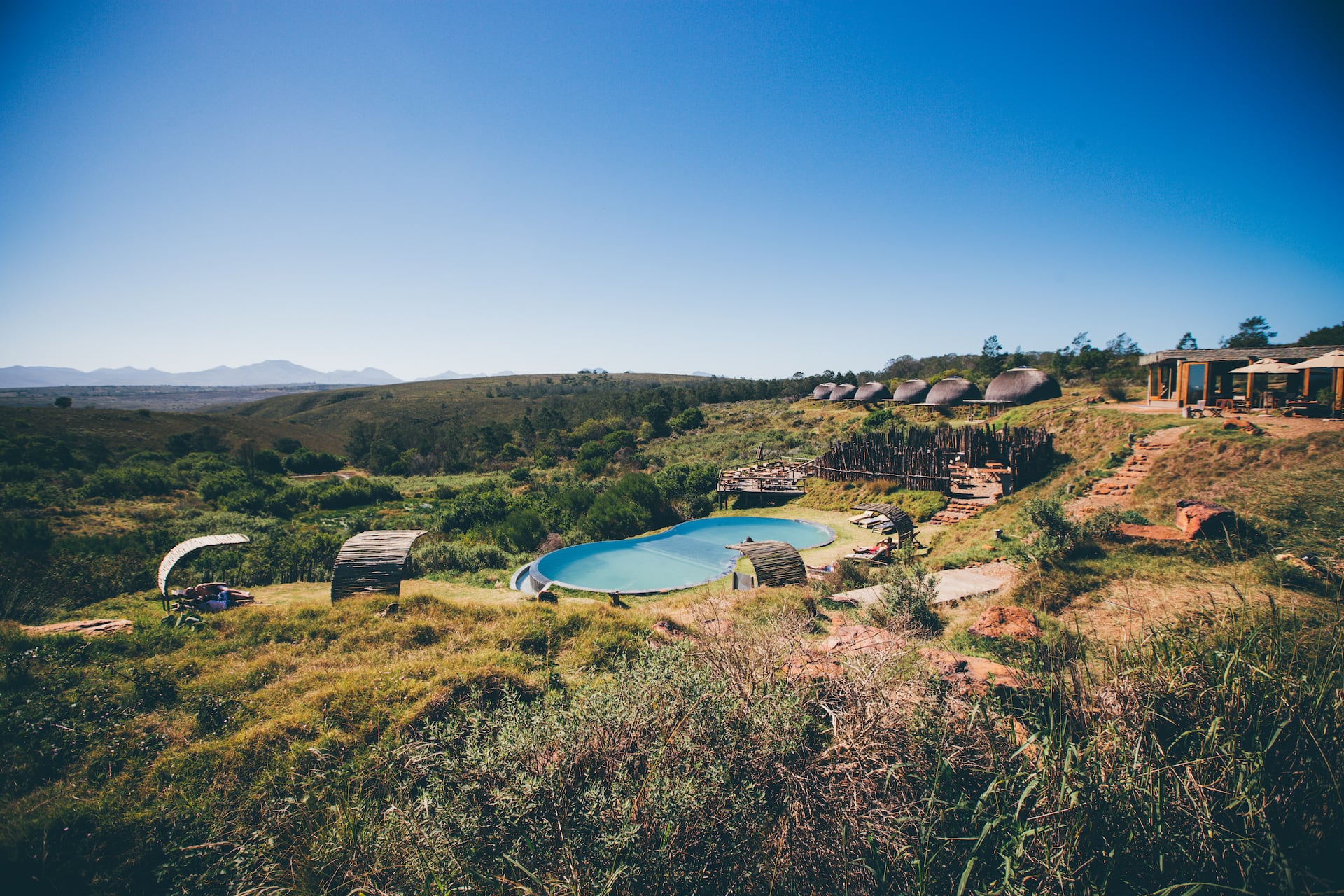 Kwena Lodge in der Gondwana Game Reserve in Südafrika