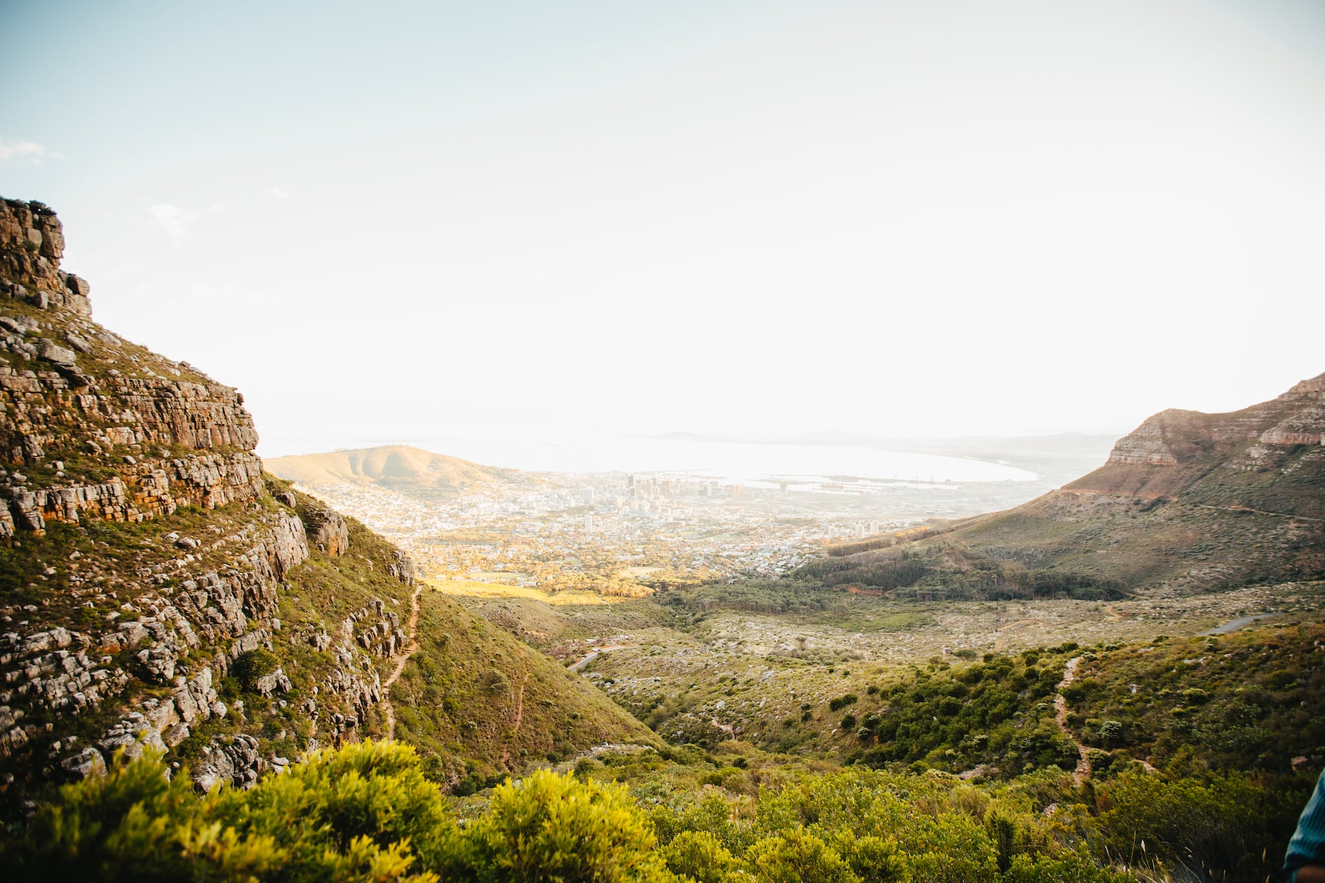 Platteklip Gorge Wanderweg auf den Tafelberg