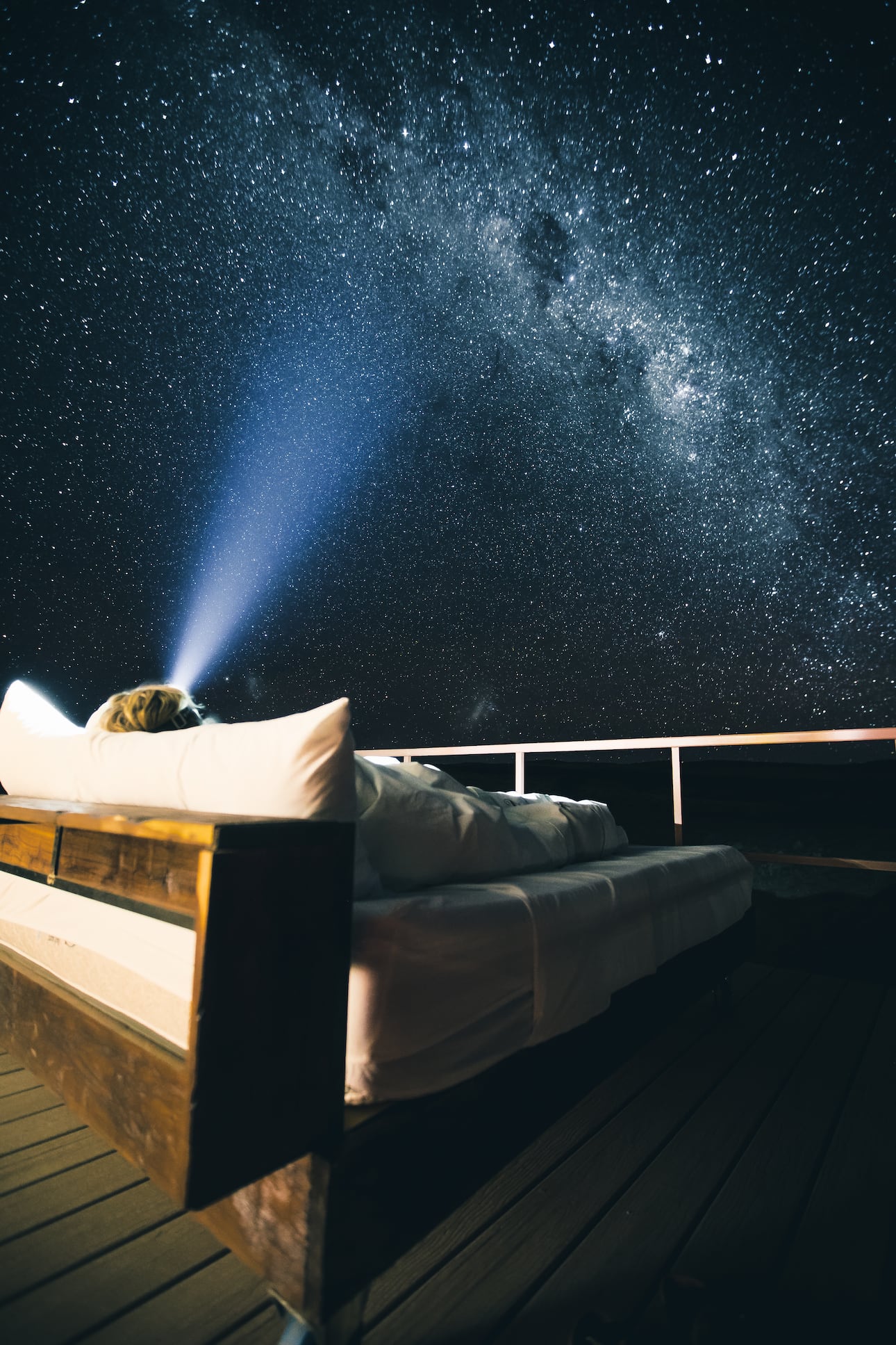 Sternenhimmel im Namib Dune Star Camp