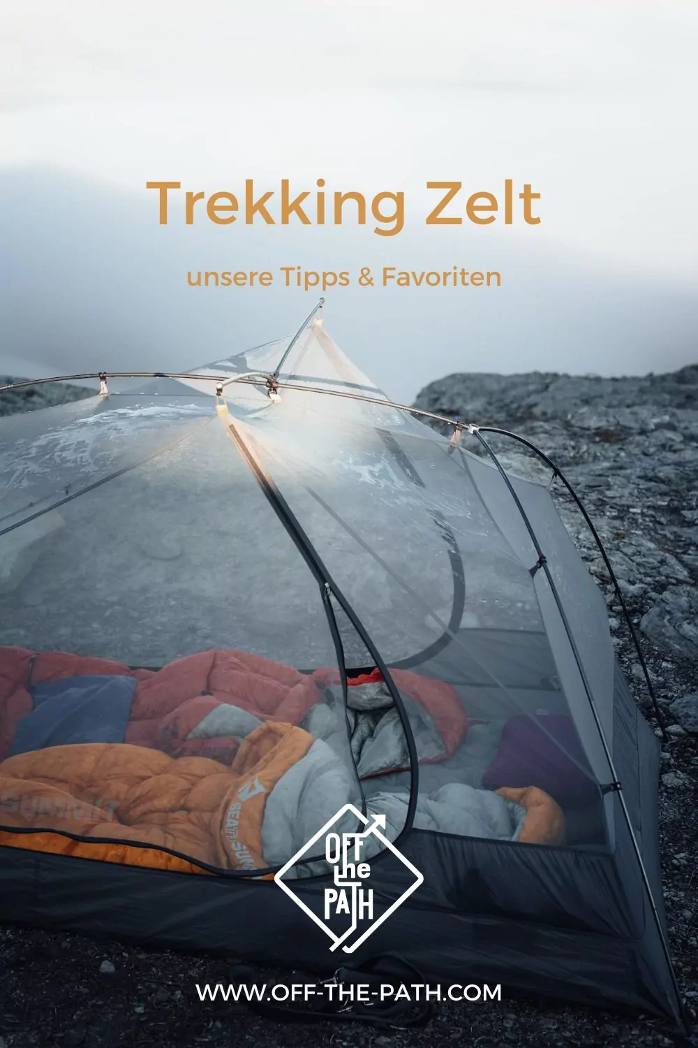 Pinterest Trekking mit Zelt