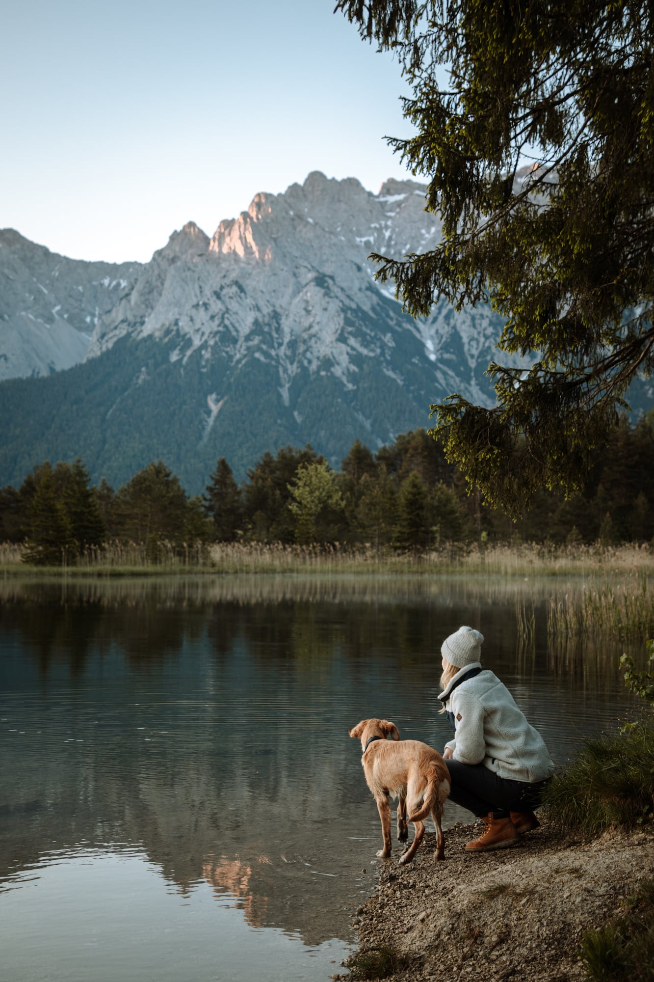 Garmisch-Partenkirchen Geheimtipp Luttensee mit Hund