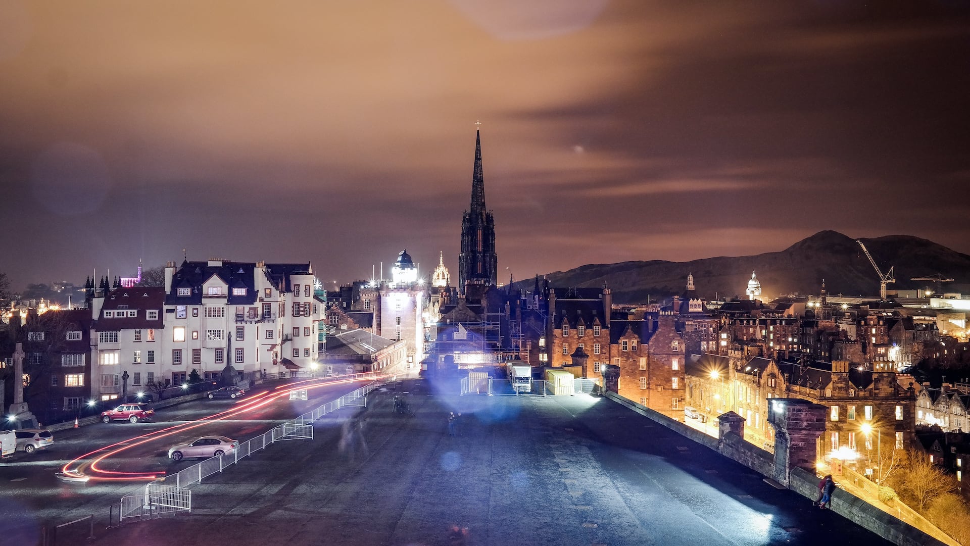 Edinburgh Bei Nacht