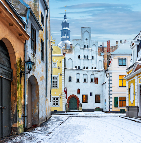 Schönes Winterreiseziel ist Riga