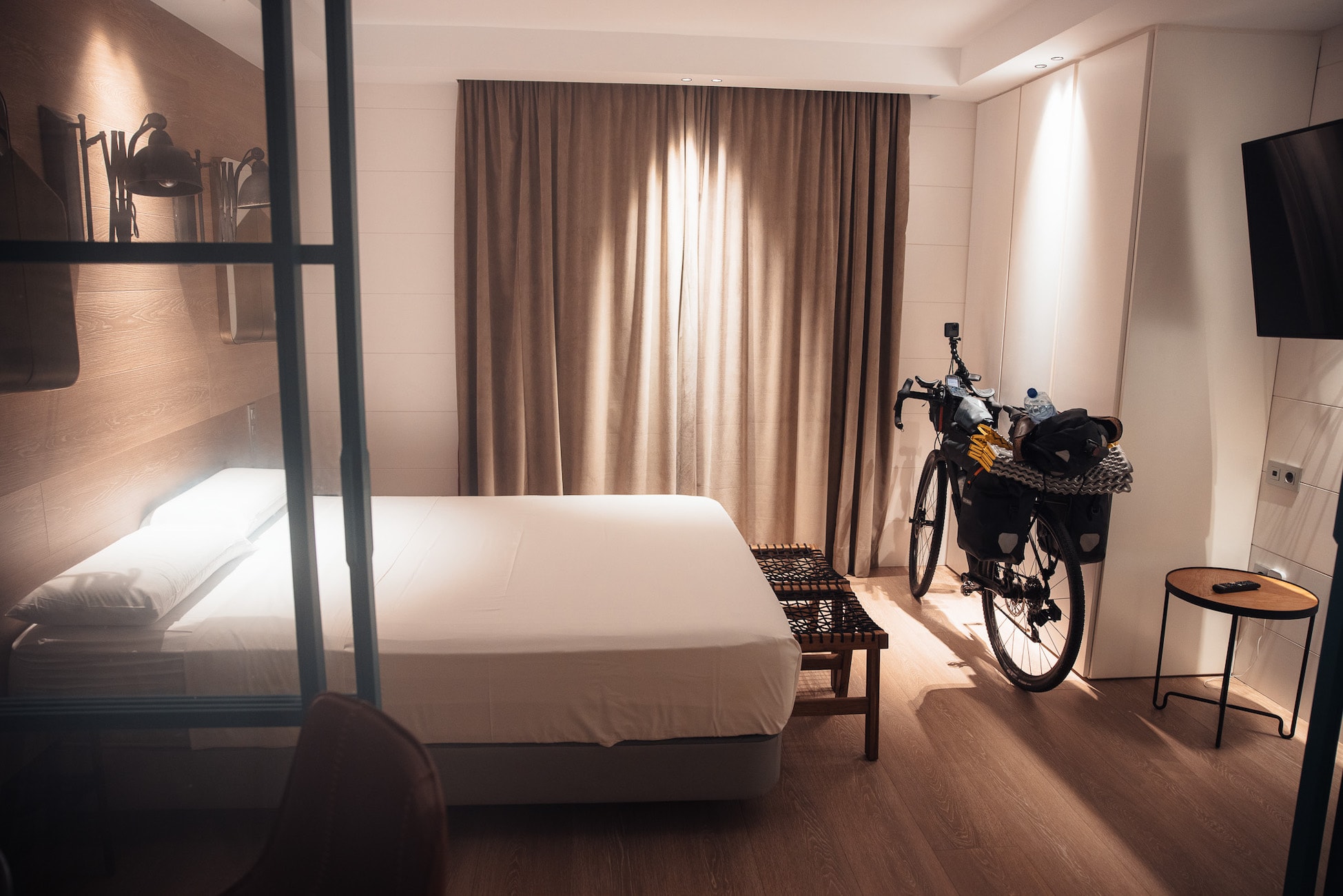 Fahrrad in einem hotelzimmer in Santa Cruz de Tenerife