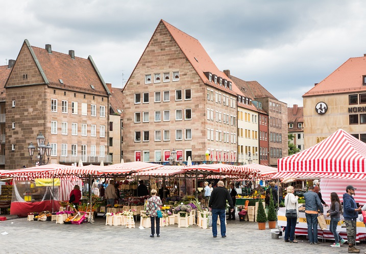 Kurzreisen Städte: Nürnberg Markplatz