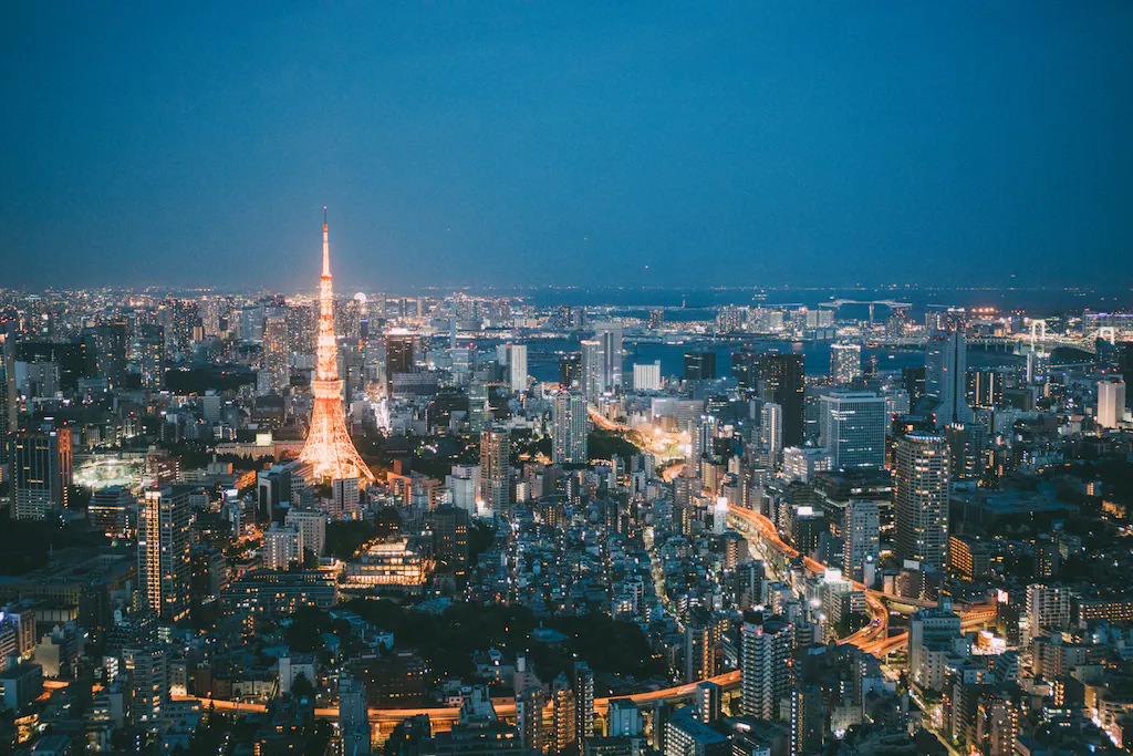 Weltreise Route mit Rundreise Tokio in Japan
